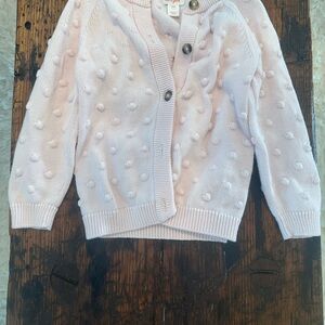 Cat & Jack Pink Popcorn Cardigan